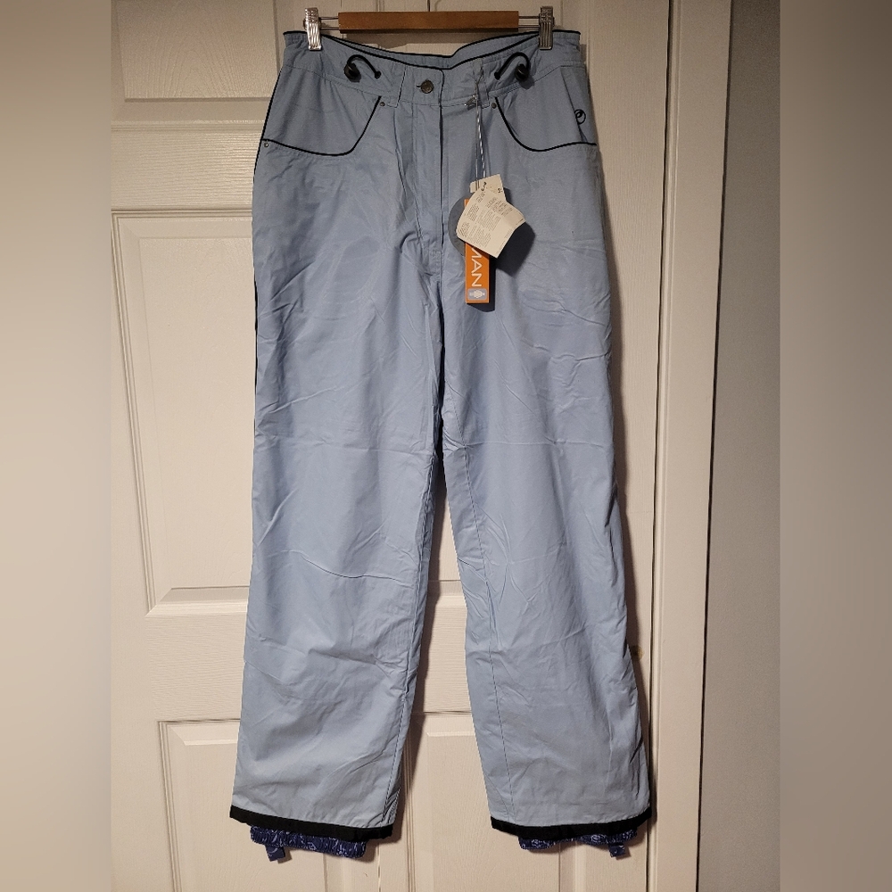 Light Blue Womans Powder Room SNOWPANTS